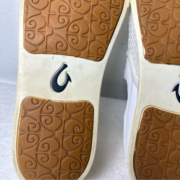 Olukai Women's Pehuea Slip-On Shoes Mesh Breathable White/Cream Sneakers Size 8 - Picture 13 of 15